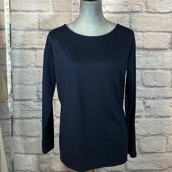 J. Jill Fit Crossover Back Tee Shirt - Picture 1 of 6
